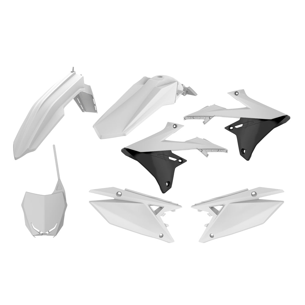 Polisport Plastics Box Kit For Suzuki RMZ 450 White 2018